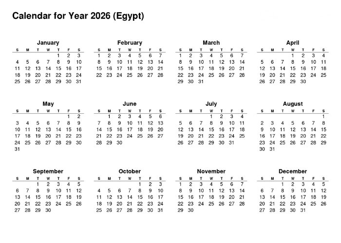 Optimal time to visit Egypt